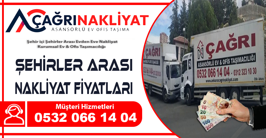 Şehirler Arası Nakliyat Fiyatları